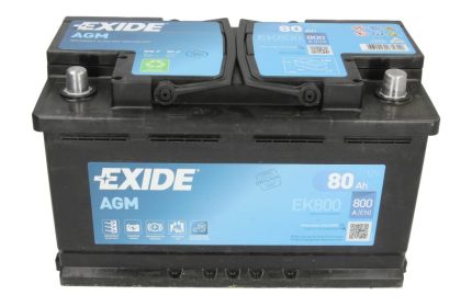 AKUMULATOR EXIDE 80AH START&STOP AGM EK800