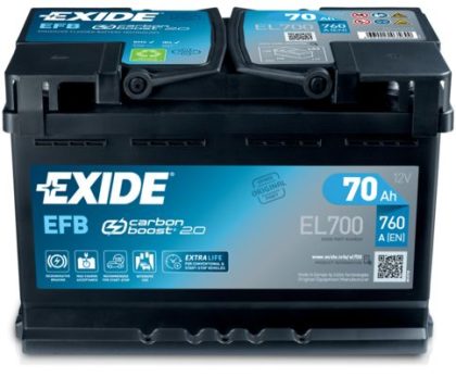 AKUMULATOR EXIDE 70AH START&STOP EFB EL700