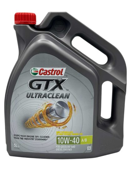 Motorno olje CASTROL GTX UltraClean 10W-40 5L