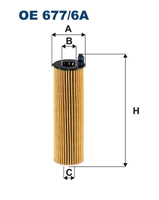 Filter olja MERCEDES 6541801100 Filtron OE677-6A