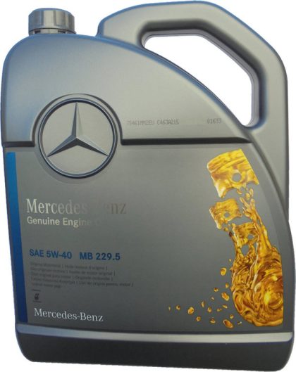 MOTORNO OLJE MERCEDES 5W-40 5L MB229.5